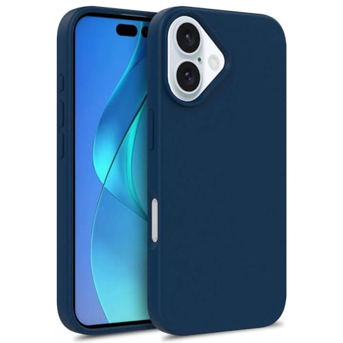 GXZJFC Hülle für iPhone 16 15 14 13 12 11 Pro Max Mini 8 7 Plus SE Solide weiche Matte Hülle, Marineblau, für iPhone 14 Plus GXZJFC Hülle für iPhone 16 15 14 13 12 11 Pro Max Mini 8 7 Plus SE Solide weiche Matte Hülle, Marineblau, für iPhone 14 Plus von GXZJFC