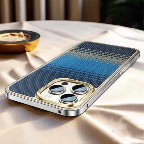 GXZJFC Kohlefaser-Telefonhülle für iPhone 16 15 13 14 Pro Max Anti-Drop-Metallrand Magnetische kabellose Ladetelefonabdeckung, b, für iPhone 15 Pro Max GXZJFC Kohlefaser-Telefonhülle für iPhone 16 15 13 14 Pro Max Anti-Drop-Metallrand Magnetische kabellose Ladetelefonabdeckung, b, für iPhone 15 Pro Max von GXZJFC