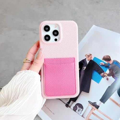 GXZJFC Lederstruktur-Geldbörsen-Taschen-Handyhülle für iPhone 16 Plus 15 14 13 12 11 Pro Max Kartensteckplatzhalter-Rückseite, Pink, Rose, für iPhone 12 Pro GXZJFC Lederstruktur-Geldbörsen-Taschen-Handyhülle für iPhone 16 Plus 15 14 13 12 11 Pro Max Kartensteckplatzhalter-Rückseite, Pink, Rose, für iPhone 12 Pro von GXZJFC