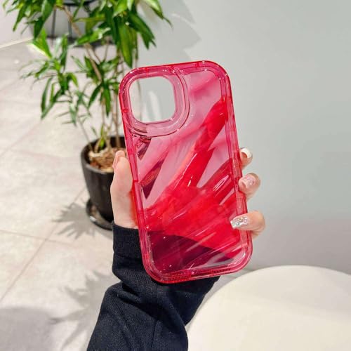 GXZJFC Silikonhülle mit gewelltem Wassermuster für iPhone 14 13 12 Pro Max XR 7 8 16 Plus X Xs SE 6s, Rosérot, für iPhone 16 Plus GXZJFC Silikonhülle mit gewelltem Wassermuster für iPhone 14 13 12 Pro Max XR 7 8 16 Plus X Xs SE 6s, Rosérot, für iPhone 16 Plus von GXZJFC