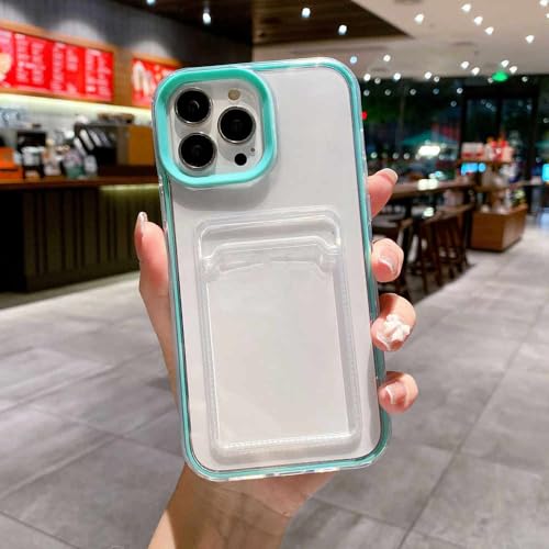 GXZJFC Transparente Kartentasche mit festem Rand, Handyhülle für iPhone 14 13 12 11 Pro Max X XR XSMAX 7 8 Plus SE, TPU-Hülle, Produkte, 585, Himmelblau, für iPhone 8 GXZJFC Transparente Kartentasche mit festem Rand, Handyhülle für iPhone 14 13 12 11 Pro Max X XR XSMAX 7 8 Plus SE, TPU-Hülle, Produkte, 585, Himmelblau, für iPhone 8 von GXZJFC