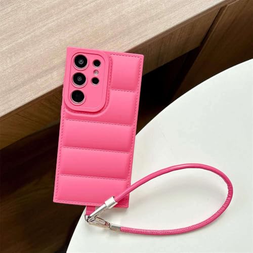 Schutzhülle im Daunenjacken-Stil mit Handgelenkschlaufe für Samsung S25 Ultra S24 S23 S21 S20 FE S22 Plus Note 20 A56 A55 A35 A26 A15 5G A06 A05S, Rose, für Galaxy A06 4G Schutzhülle im Daunenjacken-Stil mit Handgelenkschlaufe für Samsung S25 Ultra S24 S23 S21 S20 FE S22 Plus Note 20 A56 A55 A35 A26 A15 5G A06 A05S, Rose, für Galaxy A06 4G von GXZJFC