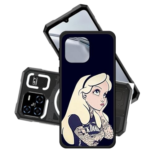 GYDQQKJ Anti-Fall Schutzhülle für Doogee Blade GT Hülle, Weiche Handytasche Schwarz TPU Handyhülle Silikon Tasche Schale Case Cover für Doogee Blade GT (6.72") - LH2 von GYDQQKJ