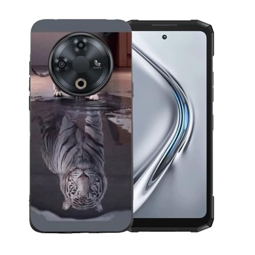 GYDQQKJ Anti-Fall Schutzhülle für Doogee Fire 6 Power Hülle, Weiche Handytasche Schwarz TPU Handyhülle Silikon Tasche Schale rutschfest Case Cover für Doogee Fire 6 Power (6.56") - BST8 von GYDQQKJ