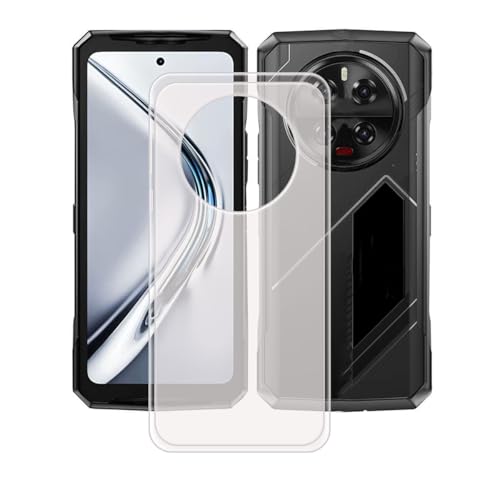 GYDQQKJ Anti-Fall Schutzhülle für Doogee V40 Pro Hülle, Weiche Flexibel Handytasche Semi-Transparent TPU Handyhülle Silikon Tasche Schale Case Cover für (6.78") von GYDQQKJ
