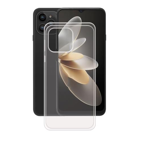 GYDQQKJ Anti-Fall Schutzhülle für Fossibot S2 Hülle, Weiche Flexibel Handytasche Transparent TPU Handyhülle Silikon Tasche Schale Case Cover für (6.72") von GYDQQKJ