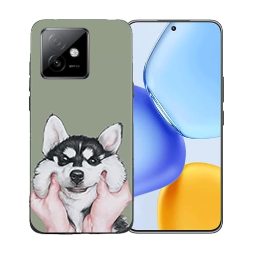 GYDQQKJ Anti-Fall Schutzhülle für Honor X60 GT 5G Hülle, Weiche Handytasche Schwarz TPU Handyhülle Silikon Tasche Schale rutschfest Case Cover für Honor X60 GT 5G (6.70") - LLM8 von GYDQQKJ
