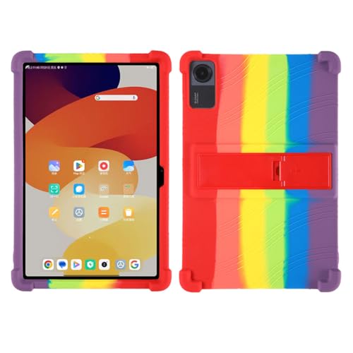 GYDQQKJ Anti-Fall Schutzhülle für Oppo Pad 4 Pro (13.20") Hülle, Weiche Handytasche Sieben Farben TPU Handyhülle Silikon Tasche Schale rutschfest Case Cover für - Sieben Farben von GYDQQKJ