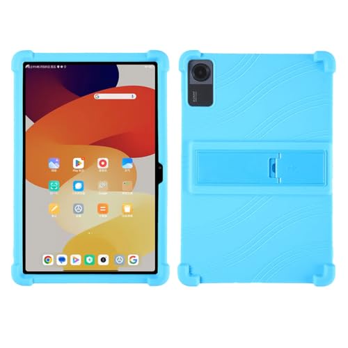 GYDQQKJ Anti-Fall Schutzhülle für Samsung Galaxy Tab S10 FE Plus (13.0") Hülle, Weiche Handytasche Himmelblau TPU Handyhülle Silikon Tasche Schale rutschfest Case Cover für - Himmelblau von GYDQQKJ
