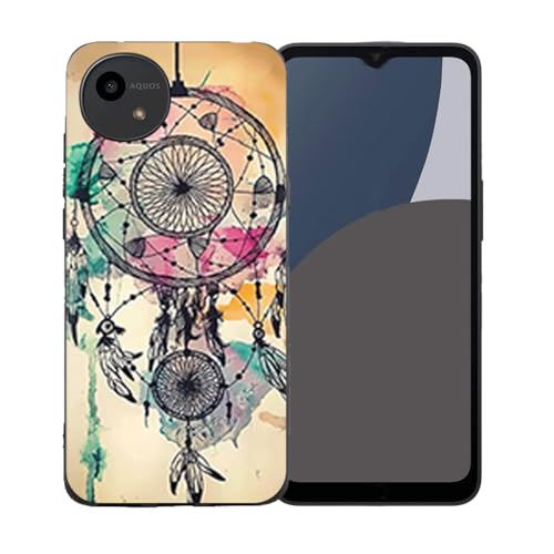 GYDQQKJ Anti-Fall Schutzhülle für Sharp Aquos Wish 5 Hülle, Weiche Handytasche Schwarz TPU Handyhülle Silikon Tasche Schale rutschfest Case Cover für Sharp Aquos Wish 5 (6.60") - LLM10 von GYDQQKJ