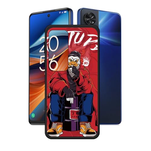 GYDQQKJ Anti-Fall Schutzhülle für TCL 50 SE Hülle, Weiche Handytasche Schwarz TPU Handyhülle Silikon Tasche Schale Case Cover für TCL 50 SE (6.78") - KE45 von GYDQQKJ