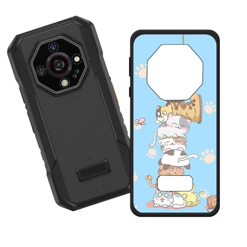GYDQQKJ Anti-Fall Schutzhülle für Ulefone Armor X32 Pro Hülle, Weiche Handytasche Schwarz TPU Handyhülle Silikon Tasche Schale Case Cover für Ulefone Armor X32 Pro (5.65") - LH63 von GYDQQKJ