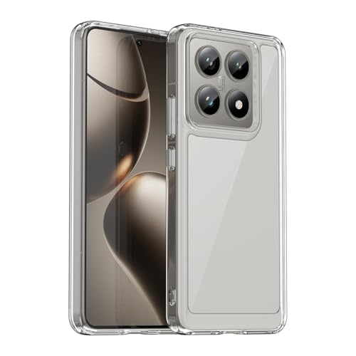 GYDQQKJ Anti-Fall Schutzhülle für Xiaomi 14T Hülle, Weiche Flexibel Handytasche Transparent TPU Handyhülle Silikon Tasche Schale Case Cover für (6.67") von GYDQQKJ