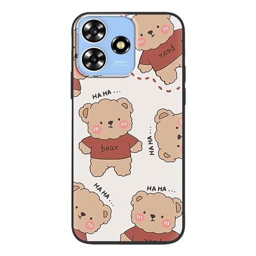 GYDQQKJ Anti-Fall Schutzhülle für ZTE Blade A73 4G Hülle, Weiche Handytasche Schwarz TPU Handyhülle Silikon Tasche Schale rutschfest Case Cover für ZTE Blade A73 4G (6.60") - LLM48 von GYDQQKJ
