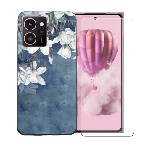 GYDQQKJ Displayschutz + Hülle für HMD Skyline,Schwarz Cover TPU Handyhülle Silikon Tasche Case Schutzhülle - HD Schutzfolie Anti-Fall Displayschutz für (6.55") - BST11 von GYDQQKJ