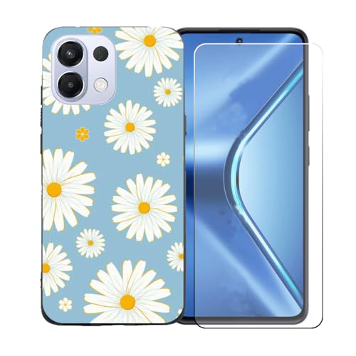 GYDQQKJ Displayschutz + Hülle für Oppo K13 5G,Schwarz Cover TPU Handyhülle Silikon Tasche Case Schutzhülle - HD Schutzfolie Anti-Fall Displayschutz für (6.67") - BST20 von GYDQQKJ
