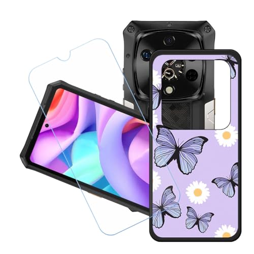 GYDQQKJ Displayschutz + Hülle für Ulefone Armor 28 Ultra,Schwarz Cover TPU Handyhülle Silikon Tasche Case Schutzhülle - HD Schutzfolie Anti-Fall Disschutzfolie für (6.67") - LH88 von GYDQQKJ