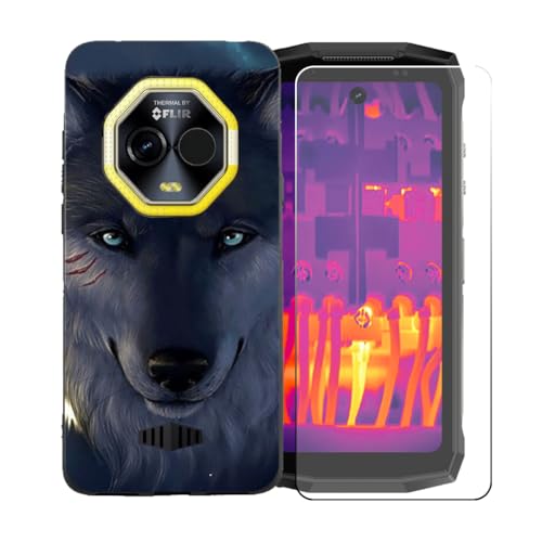 GYDQQKJ Displayschutz + Hülle für Ulefone Armor Mini 20 Pro,Schwarz Cover TPU Handyhülle Silikon Tasche Case Schutzhülle - HD Schutzfolie Anti-Fall Displayschutz für (4.70") - BST12 von GYDQQKJ
