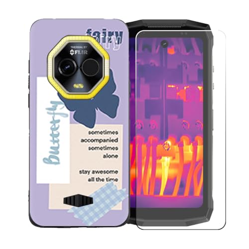 GYDQQKJ Displayschutz + Hülle für Ulefone Armor Mini 20 Pro,Schwarz Cover TPU Handyhülle Silikon Tasche Case Schutzhülle - HD Schutzfolie Anti-Fall Displayschutz für (4.70") - LLM46 von GYDQQKJ