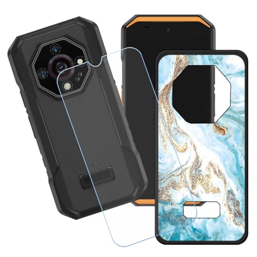 GYDQQKJ Displayschutz + Hülle für Ulefone Armor X32,Schwarz Cover TPU Handyhülle Silikon Tasche Case Schutzhülle - HD Schutzfolie Anti-Fall Disschutzfolie für (5.65") - LH33 von GYDQQKJ