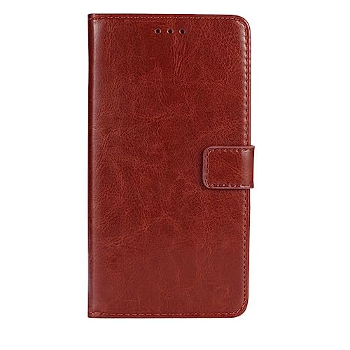 GYDQQKJ Handyhülle für TCL 501 Hülle Leder, Handy Hüllen TCL 501 (6.0 Zoll), TCL 501 Klapphülle Handytasche Case für Modisch Braun von GYDQQKJ