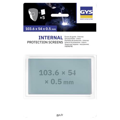 GYS 077621 Außenscheiben 103.6 x 54 x 0.5, 5er GYS 077621 Außenscheiben 103.6 x 54 x 0.5, 5er von GYS