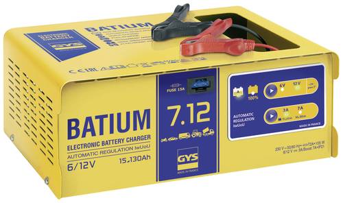 GYS Batium 7.12 024496 Automatikladegerät 6 V, 12V 7A von GYS