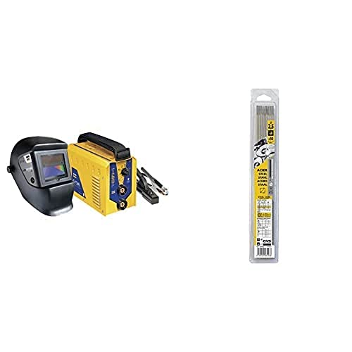 GYS Elektroden-Schweißinverter 160P mit Schweißhelm LCD Master 11 und Wechselrichter 160 A & GYS Erwachsene Verbrauchsmaterial Schweißen 50 Rutile Elektroden Durchmesser 2,5mm, Blister, Silber, 084438 GYS Elektroden-Schweißinverter 160P mit Schweißhelm LCD Master 11 und Wechselrichter 160 A & GYS Erwachsene Verbrauchsmaterial Schweißen 50 Rutile Elektroden Durchmesser 2,5mm, Blister, Silber, 084438 von GYS