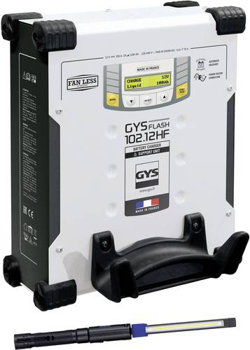 GYS GYSFLASH 102.12 HF Vertikal +Toparc 075894 Mini 350L gratis Automatikladegerät 12V 100A von GYS