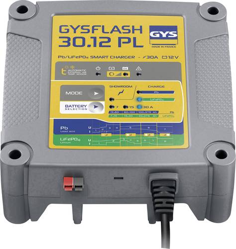 GYS GYSFLASH 30.12 PL 029668 Automatikladegerät, Batterieüberwachung von GYS