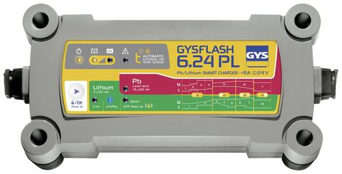 GYS GYSFLASH 6.24 PL 027398 Automatikladegerät 24V 6A GYS GYSFLASH 6.24 PL 027398 Automatikladegerät 24V 6A von GYS