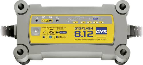 GYS GYSFLASH 8.12 029385 Automatikladegerät 12V 8A von GYS
