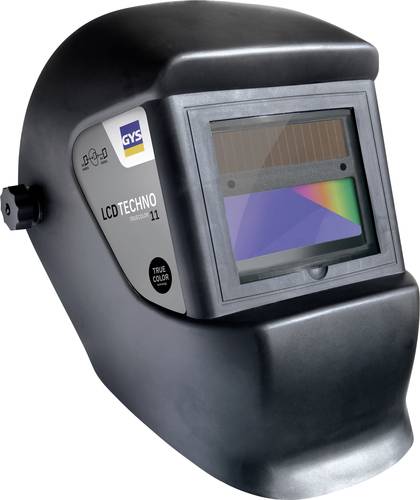 GYS LCD TECHNO 11 TRUE COLOR 064997 Schweißerschutzhelm EN 166, EN 175, EN 379 Schwarz von GYS