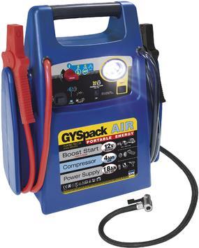 GYS Schnellstartsystem Gyspack Air 3in1 026322 Starthilfestrom (12 V)=480 A Spannungswandler 230 V, Kompressor, Verpolungs- u. Elektronikschutz (026322) von GYS