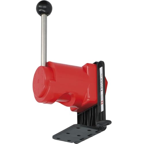 Kaltex Auslaufhahn passend zu Pattex und Geistlich Leimbehälter, Auslaufhahn mit Hebel, rot/schwarz von GYSO