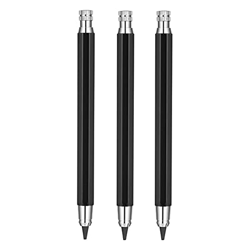 GYSURYB 3 StüCke 5,6 Mm Druck Bleistifte Sketch Up Automatischer Mechanischer Graphit Stift für Entwurfs Zeichnungen, Kunsts von GYSURYB