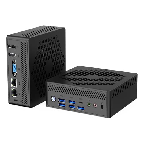 GZBOX X15 Mini PC, Intel Twin Lake N150(3.6GHz),(NO RAM NO SSD NO OS),Dual LAN Ports, Triple 4K Display Micro PC HDMI, Desktop Computer for Home/Office/USB3.2/BT5.2/WiFi 6 von GZBOX