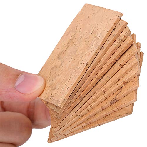 10PCS Sax Cork Sheet, Instrumentenzubehör 10PCS Saxophon Cork, für Studiobühne Alt Sopran von GZD