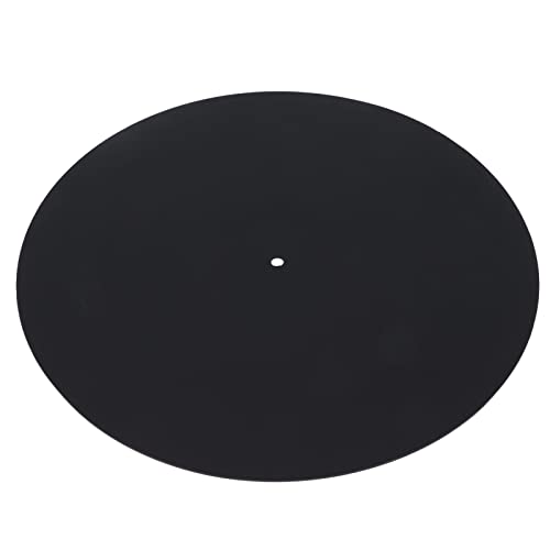 cersalt Schallplatten-Plattenspieler-Auflage, Schallplatten-Auflage aus Gummi reduziert Geräusche auf der Rückseite reduziert Vibrationen für alle Schallplattenspieler von GZD