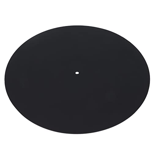 cersalt Schallplatten-Plattenspieler-Auflage, Schallplatten-Auflage aus Gummi reduziert Geräusche auf der Rückseite reduziert Vibrationen für alle Schallplattenspieler cersalt Schallplatten-Plattenspieler-Auflage, Schallplatten-Auflage aus Gummi reduziert Geräusche auf der Rückseite reduziert Vibrationen für alle Schallplattenspieler von GZD
