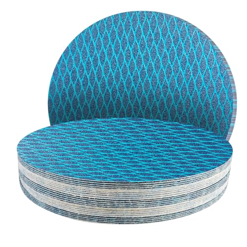 25Stk 225mm Klett Schleifpapier blau ohne löcher, Exzenter Schleifscheiben, 100 körnung Schleifpads, Schleifmittel Resistent gegen Zusetzen für Exzenterschleifer Schleifmaschine 25Stk 225mm Klett Schleifpapier blau ohne löcher, Exzenter Schleifscheiben, 100 körnung Schleifpads, Schleifmittel Resistent gegen Zusetzen für Exzenterschleifer Schleifmaschine von GZKTY