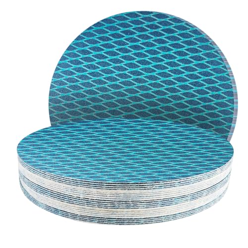 25Stk 225mm Klett Schleifpapier blau ohne löcher, Exzenter Schleifscheiben, 120 körnung Schleifpads, Schleifmittel Resistent gegen Zusetzen für Exzenterschleifer Schleifmaschine 25Stk 225mm Klett Schleifpapier blau ohne löcher, Exzenter Schleifscheiben, 120 körnung Schleifpads, Schleifmittel Resistent gegen Zusetzen für Exzenterschleifer Schleifmaschine von GZKTY