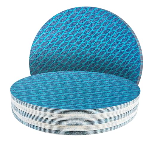 25Stk 225mm Klett Schleifpapier blau ohne löcher, Exzenter Schleifscheiben, 40 körnung Schleifpads, Schleifmittel Resistent gegen Zusetzen für Exzenterschleifer Schleifmaschine 25Stk 225mm Klett Schleifpapier blau ohne löcher, Exzenter Schleifscheiben, 40 körnung Schleifpads, Schleifmittel Resistent gegen Zusetzen für Exzenterschleifer Schleifmaschine von GZKTY