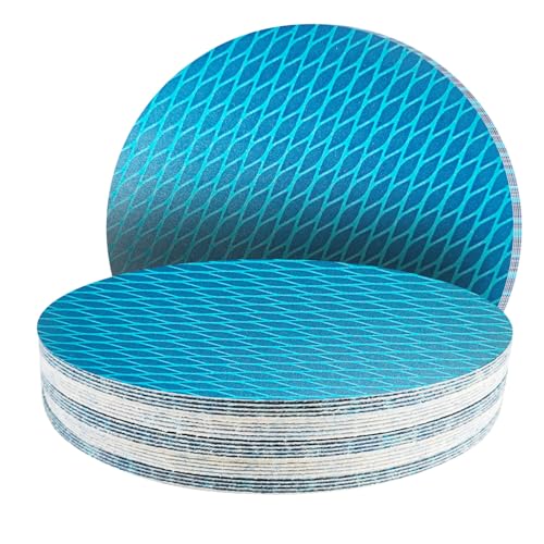 25Stk 250mm Klett Schleifpapier blau ohne löcher, Exzenter Schleifscheiben, 240 körnung Schleifpads, Schleifmittel Resistent gegen Zusetzen für Exzenterschleifer Schleifmaschine 25Stk 250mm Klett Schleifpapier blau ohne löcher, Exzenter Schleifscheiben, 240 körnung Schleifpads, Schleifmittel Resistent gegen Zusetzen für Exzenterschleifer Schleifmaschine von GZKTY