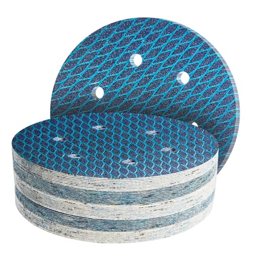 GZKTY 40Stk 150mm Klett Schleifpapier, Exzenter Schleifscheiben, 6-Loch Korn 40 Diamant-Form Schleifpads, Schleifmittel Resistent gegen Zusetzen für Exzenterschleifer Schleifmaschine GZKTY 40Stk 150mm Klett Schleifpapier, Exzenter Schleifscheiben, 6-Loch Korn 40 Diamant-Form Schleifpads, Schleifmittel Resistent gegen Zusetzen für Exzenterschleifer Schleifmaschine von GZKTY