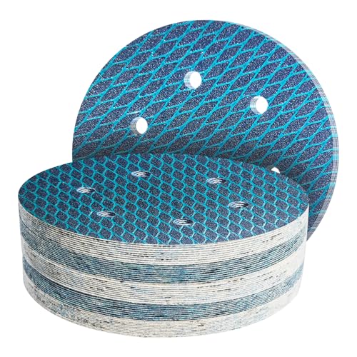 GZKTY 45Stk 150mm Klett Schleifpapier, Exzenter Schleifscheiben, 6-Loch Korn 60 Diamant-Form Schleifpads, Schleifmittel Resistent gegen Zusetzen für Exzenterschleifer Schleifmaschine GZKTY 45Stk 150mm Klett Schleifpapier, Exzenter Schleifscheiben, 6-Loch Korn 60 Diamant-Form Schleifpads, Schleifmittel Resistent gegen Zusetzen für Exzenterschleifer Schleifmaschine von GZKTY