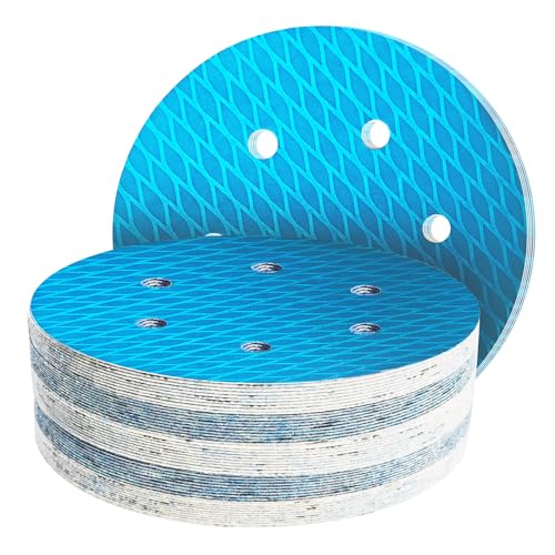 GZKTY 50Stk 150mm Klett Schleifpapier, Exzenter Schleifscheiben, 6-Loch Korn 600 Diamant-Form Schleifpads, Schleifmittel Resistent gegen Zusetzen für Exzenterschleifer Schleifmaschine GZKTY 50Stk 150mm Klett Schleifpapier, Exzenter Schleifscheiben, 6-Loch Korn 600 Diamant-Form Schleifpads, Schleifmittel Resistent gegen Zusetzen für Exzenterschleifer Schleifmaschine von GZKTY