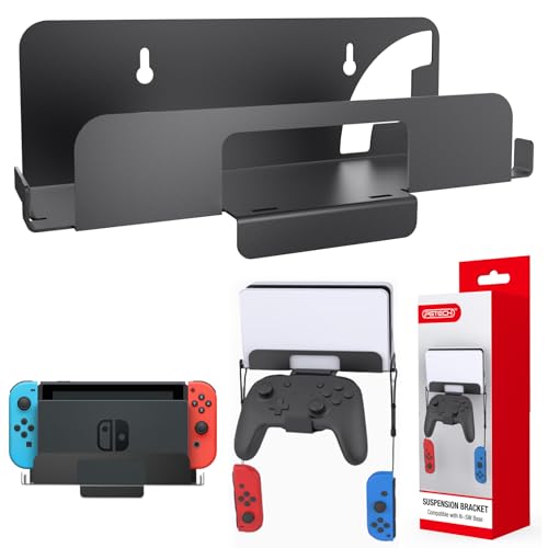 GZW-Shop Wandhalterung für NS Switch und NS Switch OLED, Wandhalterung mit Switch Controller Halter GZW-Shop Wandhalterung für NS Switch und NS Switch OLED, Wandhalterung mit Switch Controller Halter von GZW-Shop