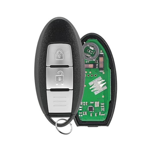2 Tasten Auto-Fernbedienung Schlüsselanhänger Ersatz für Nissan Qashqai X-Trail Pulsar Fernbedienung Schlüsselanhänger 433MHz 4Achip mit Schlüsselring 2 Tasten Auto-Fernbedienung Schlüsselanhänger Ersatz für Nissan Qashqai X-Trail Pulsar Fernbedienung Schlüsselanhänger 433MHz 4Achip mit Schlüsselring von GZXNKEY