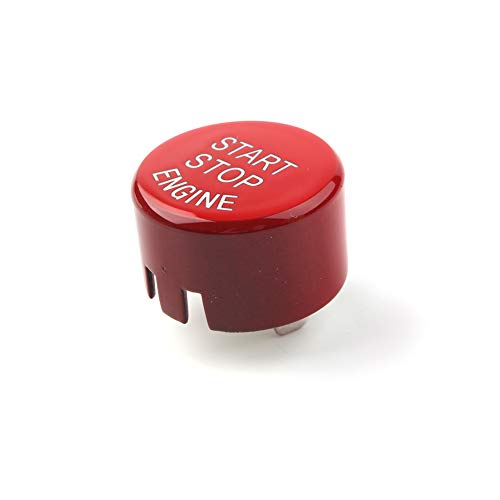 GZYF Abdeckung für Start-Stopp-Taste, Austausch des Motorzündschalters Für F Für 1 2 3 4 5 6 7 Serie X1 X2 X3 X4 X5 X6 G Chassis rot von GZYF